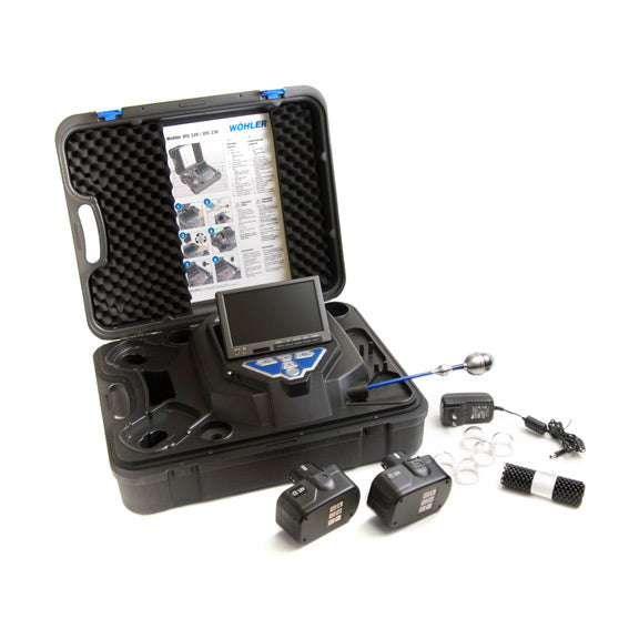 Vis 350 Push camera with rod pipe inspection camera with pan and tilt camera head and accessories