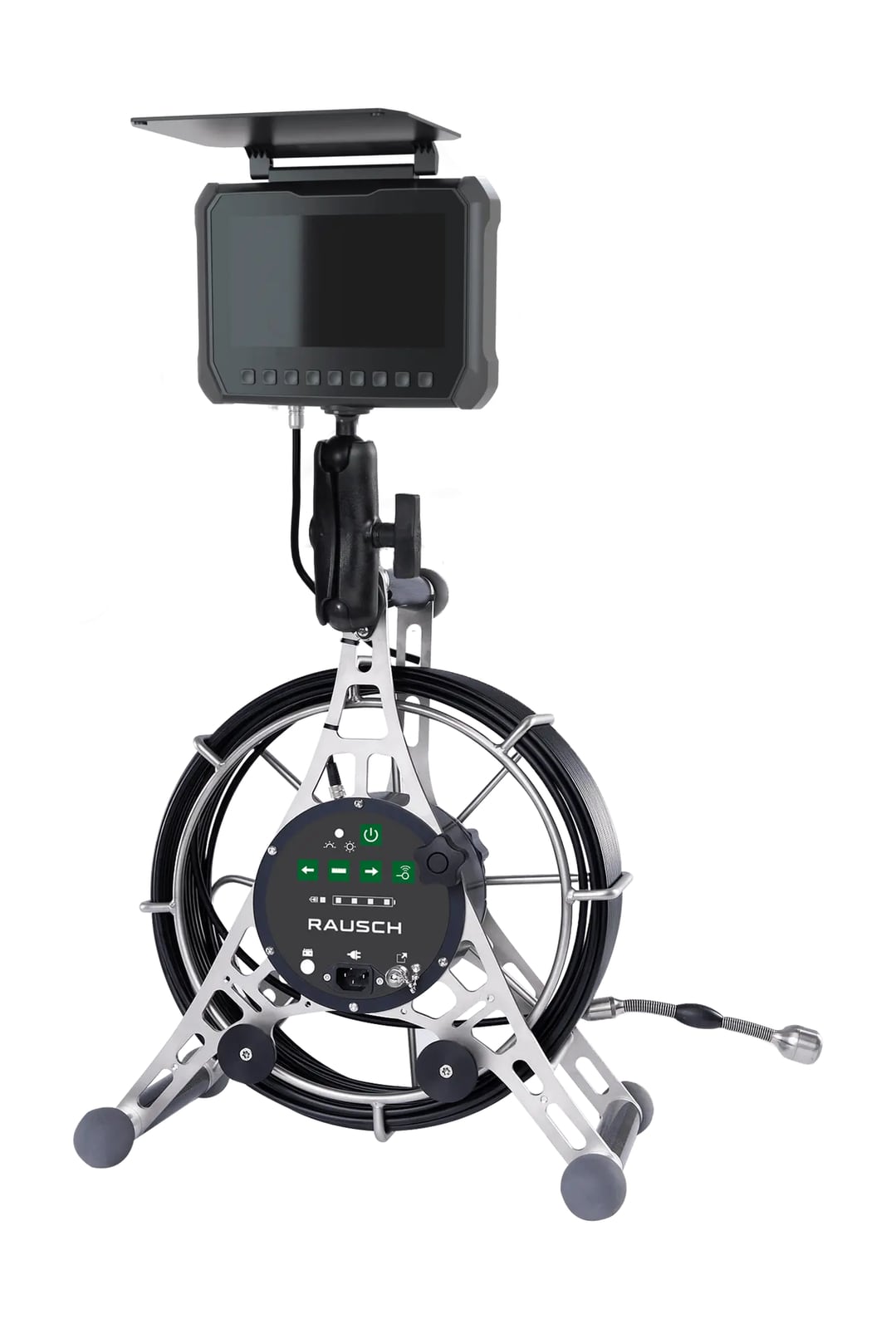 minCam MC30 push camera reel with 100 ft push rod and detachable 7 inch control unit