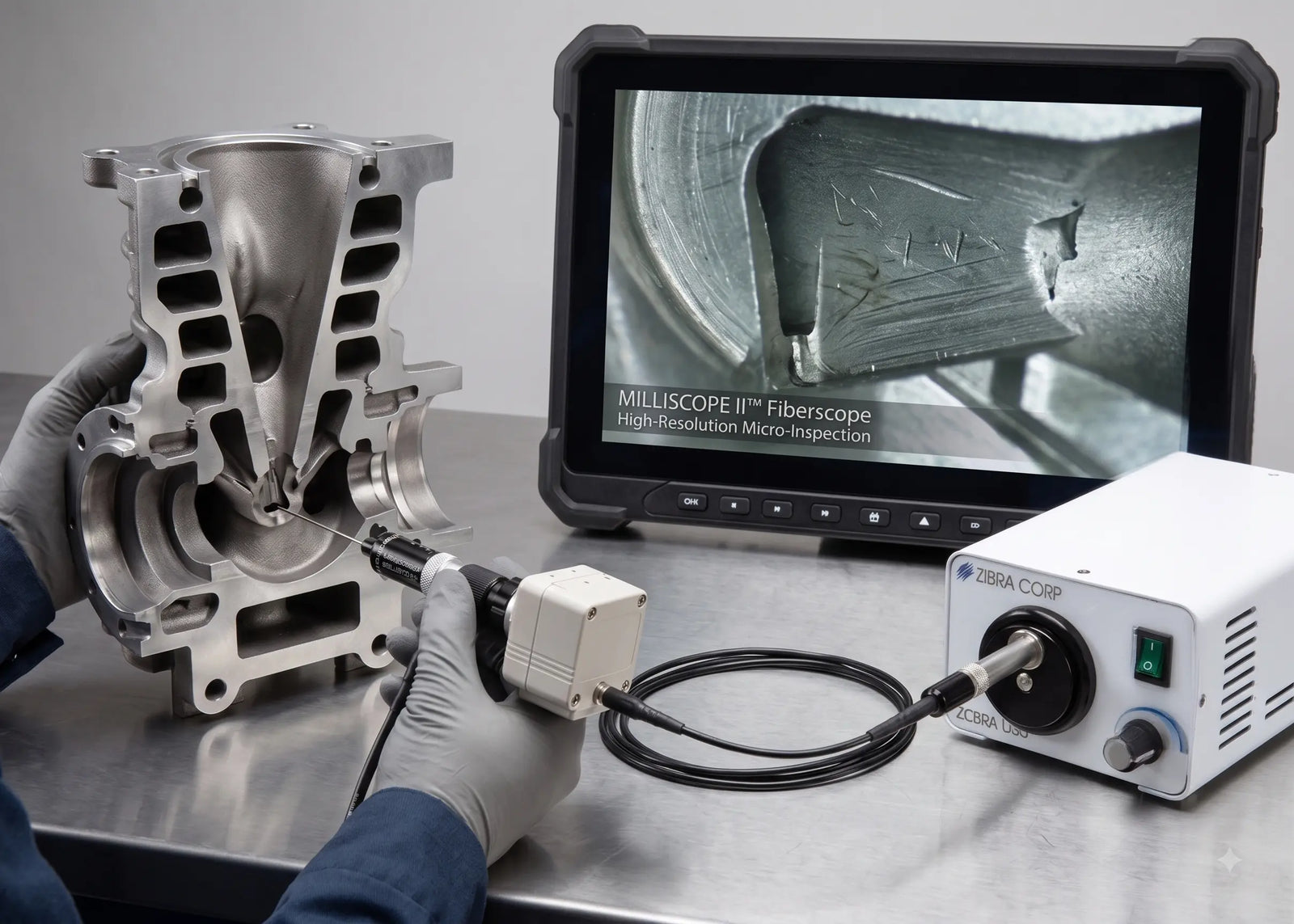 How to Set Up the Milliscope II Fiberscope!