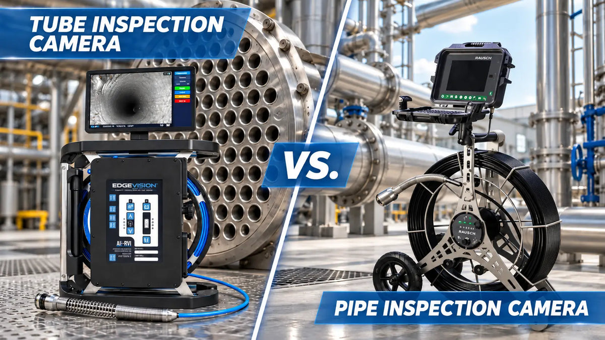 Tube Inspection Camera vs Pipe Camera for Boilers | AIT