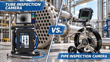 Tube inspection camera vs. Pipe inspection camera