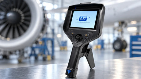 UV Videoscope for Fluorescent Penetrant Inspection Inside Aerospace Components