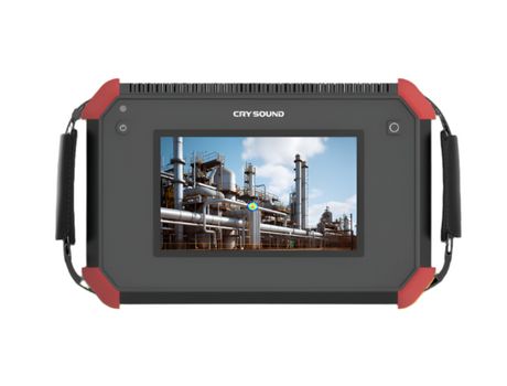 CRYSOUND CRY2624 ATEX-certified acoustic imaging camera designed for precise air leak, gas leak, and partial discharge detection in hazardous industrial environments.