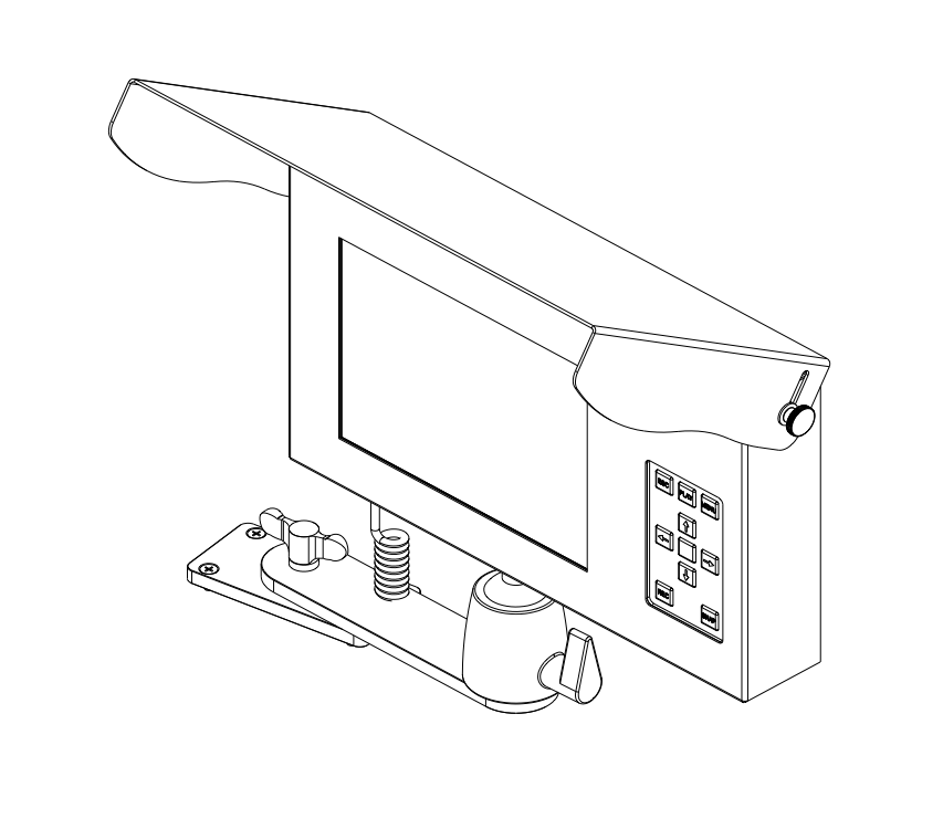 8.0 inch TFT LCD with SD Card Memory