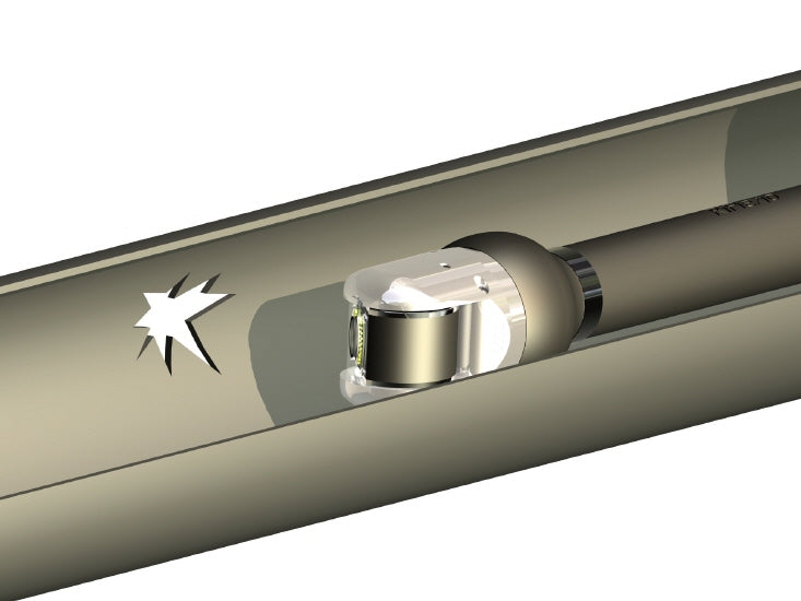 Riflexio articulating pan and rotate camera side view of pipe